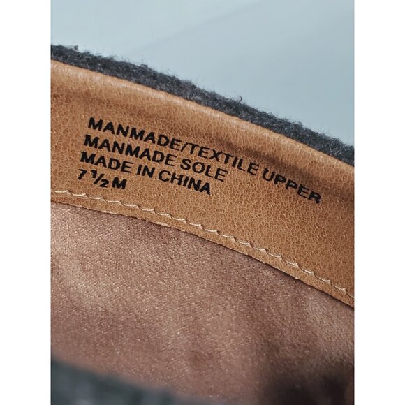 ANN TAYLOR LOFT Black Metal Chain Strap Moto Ankle Boots Size 7.5 M - Picture 6 of 9